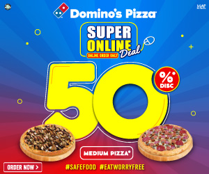 Kode Kupon Domino Pizza Maret 2020 untuk 2 Medium Pizza