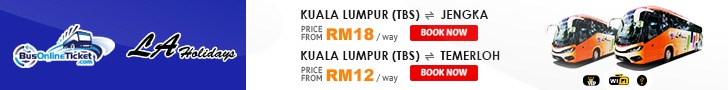 LA Holidays Offers New Bus Services Depart from TBS to Temerloh and Jengka