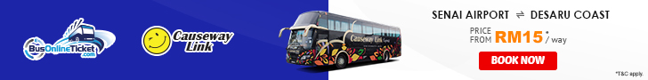 Causeway Link Express Offers New Bus Service Between Senai Airport and Desaru Coast