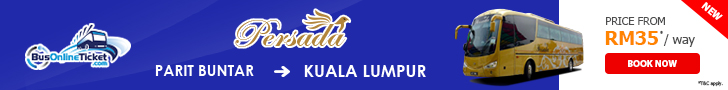 Persada Travel & Tours Bus Service From Parit Buntar to Kuala Lumpur