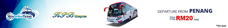 KPB Express Bus from Penang to KL, Ipoh, Malacca & More