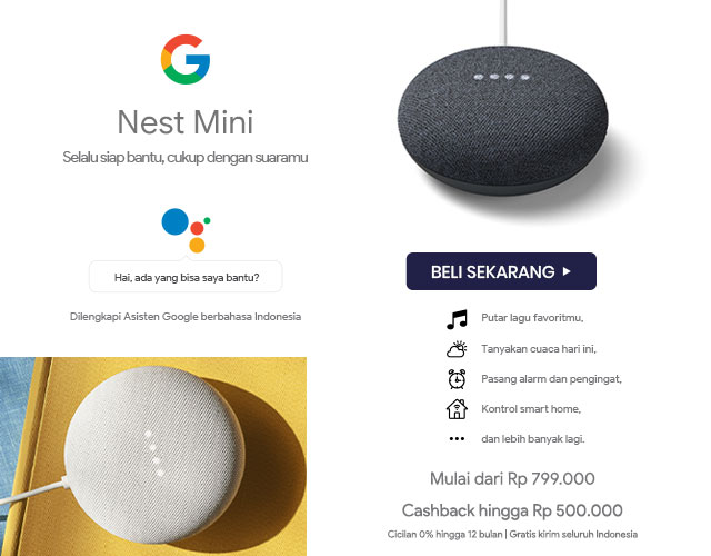 PROMO: Speaker Pintar Google Nest Mini Online Berkualitas Dengan Harga Murah Terbaru 2020