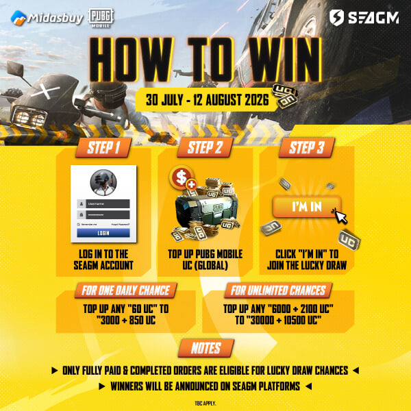SEAGM - PUBG Mobile LUK Draw
