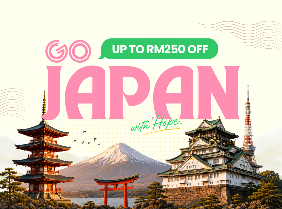 Go Japan! Discount Up To RM250 OFF