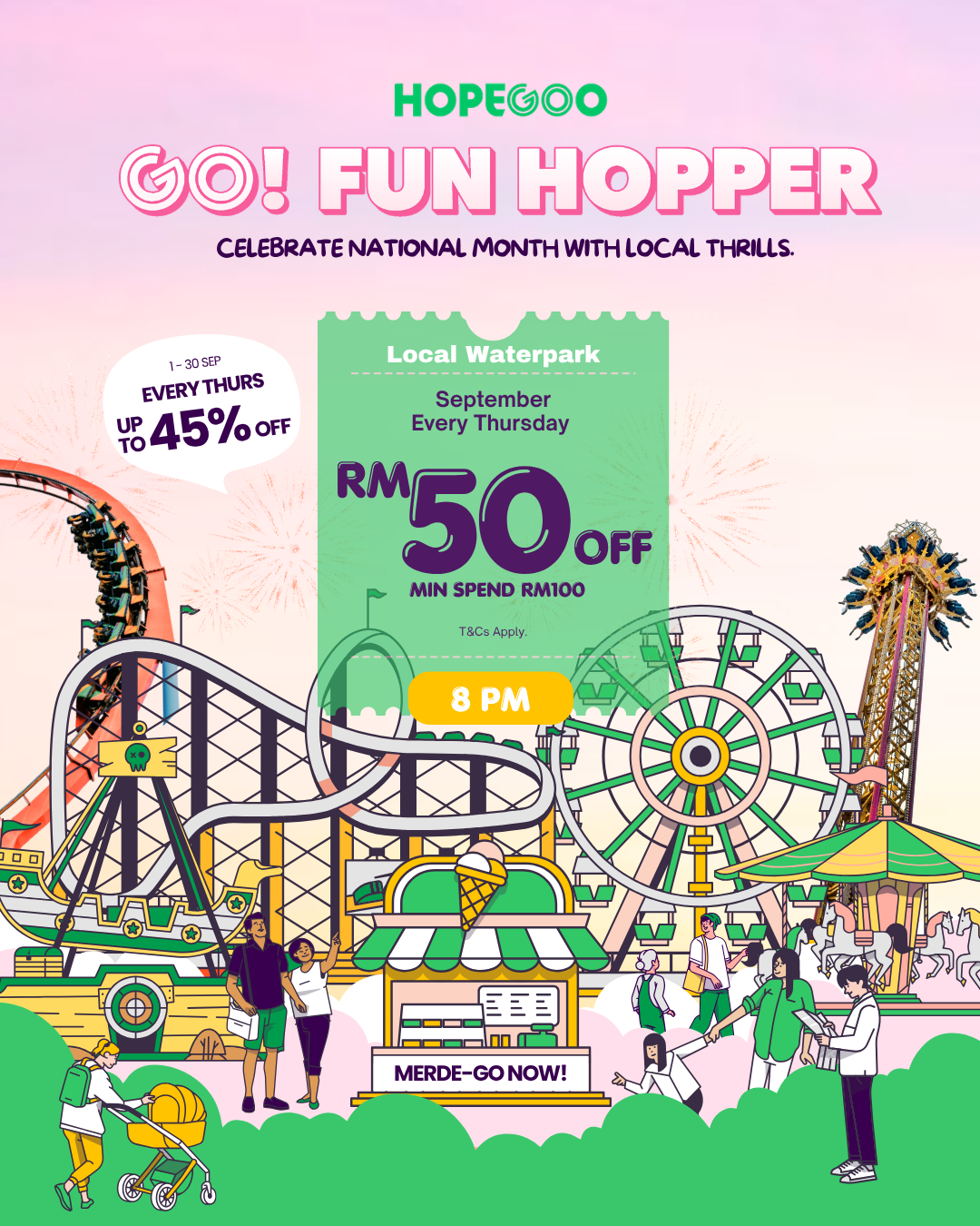 Go Fun Hopper! Dive Into Weekly Waterpark Flash Deals with Discount Up To 50% OFF