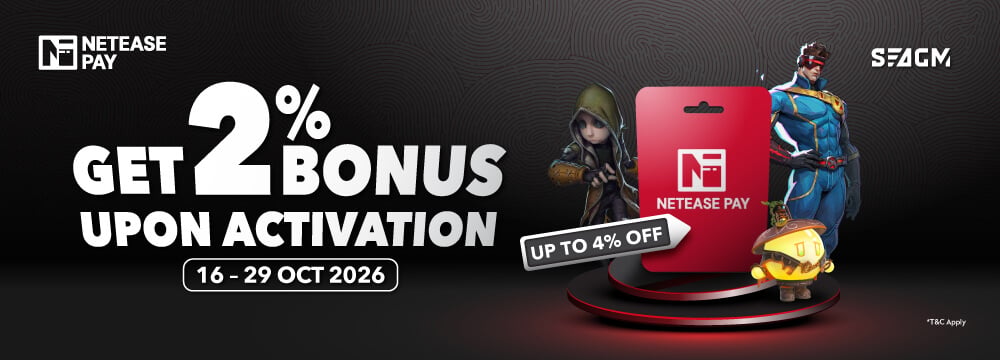 NetEase Pay Gift Card 2% Bonus Promotion