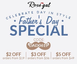 rosegal.com - 300×250 – Fathers Day Special