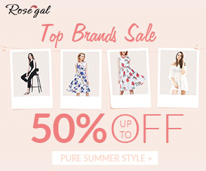 rosegal.com - 300×250 – Top Brands Sale – up to 50% OFF